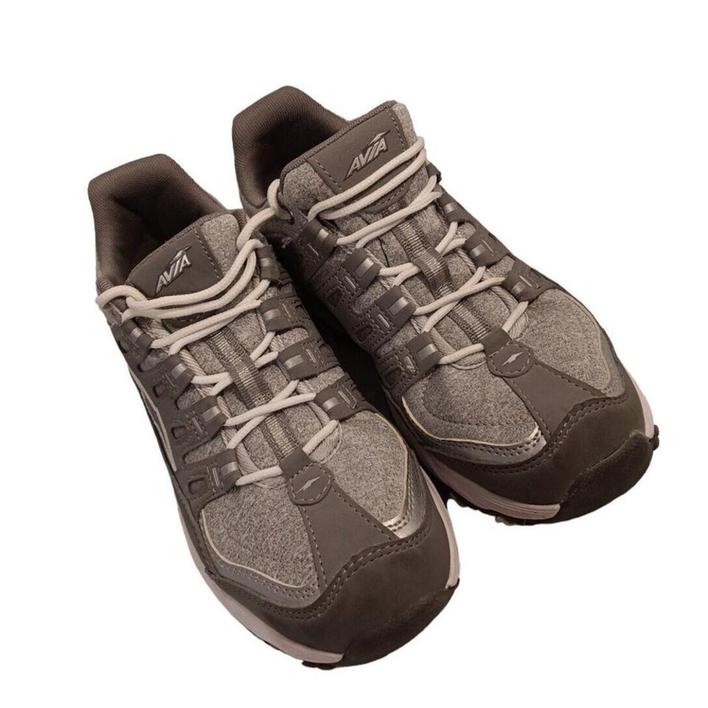 Avia Women's Elevate Athletic Comfort Memory Foam Gray Sneakers Size 8